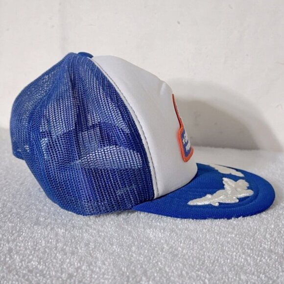 Vintage Gulf Alberta Canada Pipeline Mesh Back Snap Back Trucker Hat - Picture 6 of 12